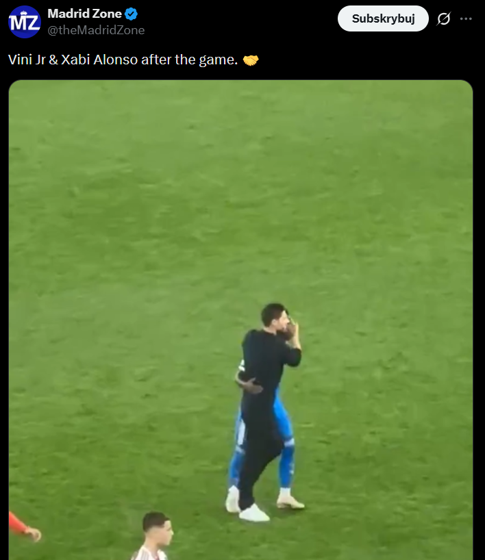 Kylian Mbappe i Xabi Alonso zaraz po meczu z Olympiakosem! <3